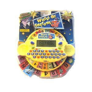 Vtg 2000 Wheel of Fortune Jr Handheld Electronic Game Opened Box Like New Works